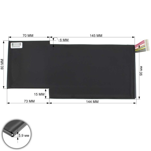 Аккумулятор (батарея) для MSI Bravo 17 A4DDR