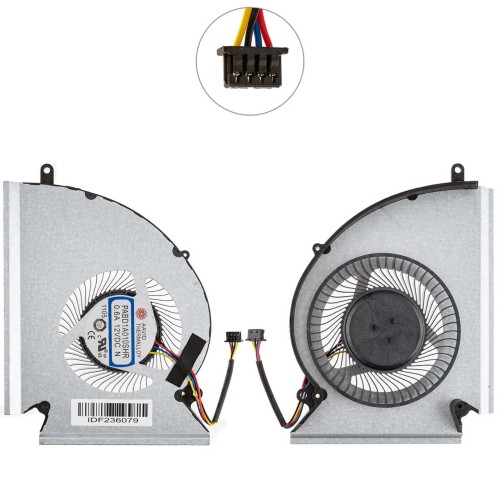 Вентилятор для ноутбука MSI Alpha 17 C7VG (140921)